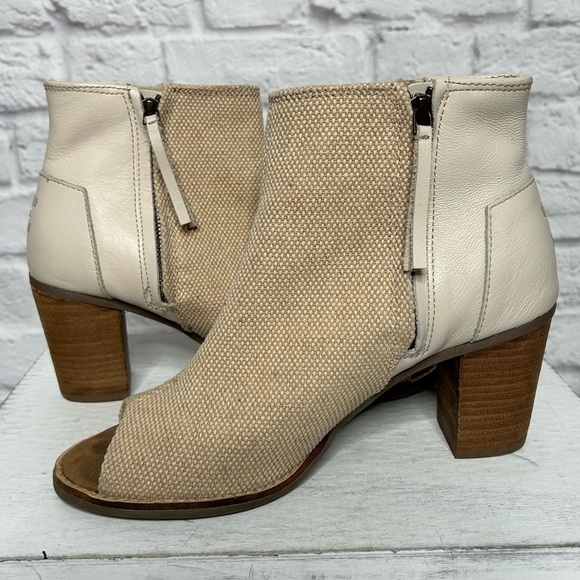 Toms Whisper Majorca Canvas & Leather Bootie - Picture 5 of 16